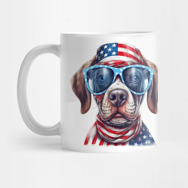 4th of July Dog #5 by Chromatic Fusion Studio